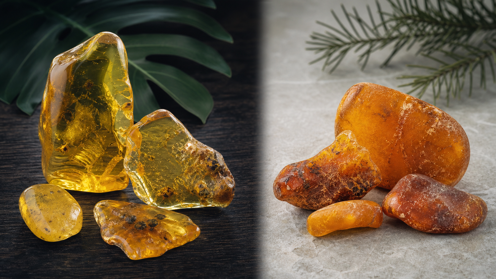 Dominican vs. Baltic Amber