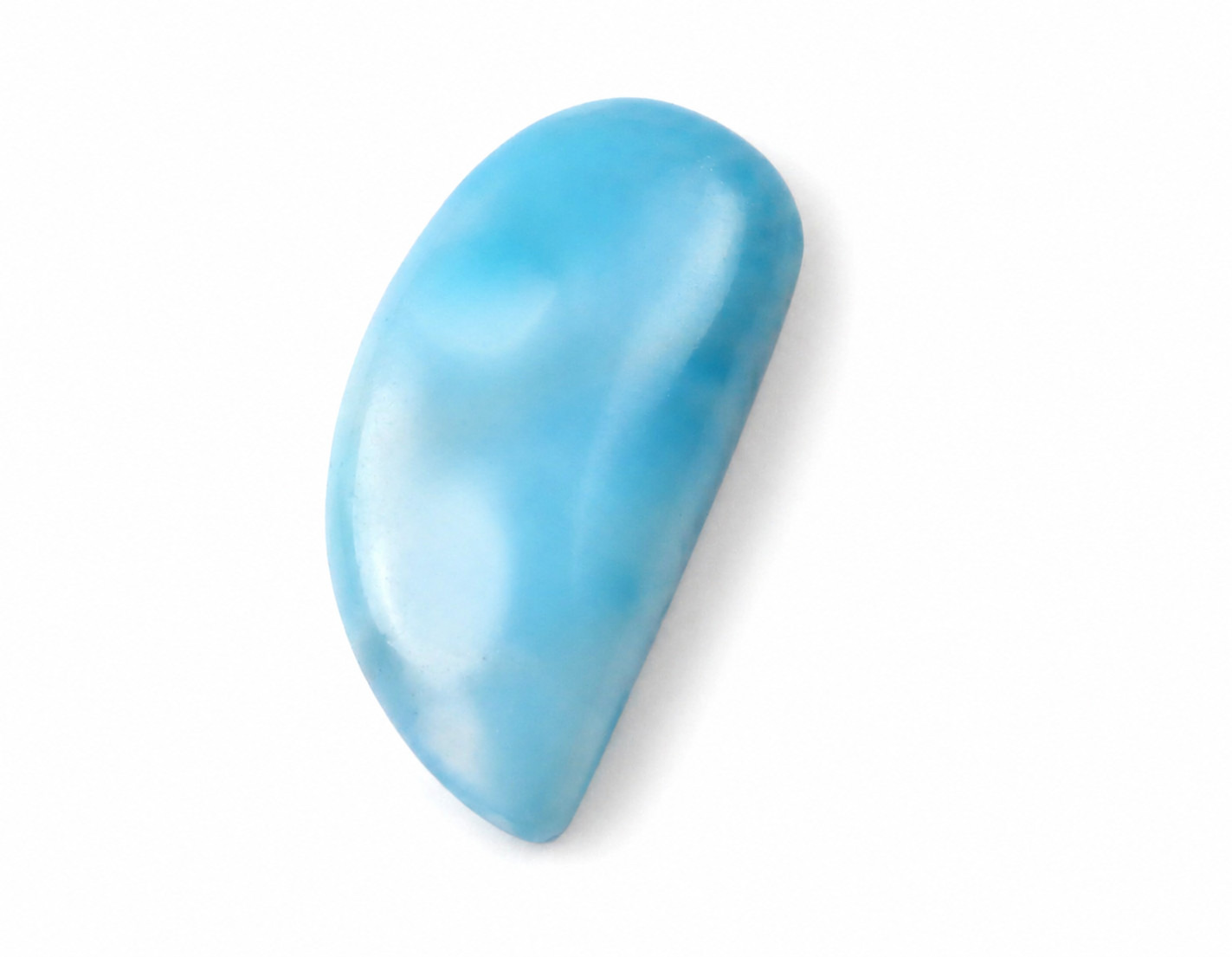 Finest Natural Sky Blue Larimar Cabochon 17mm