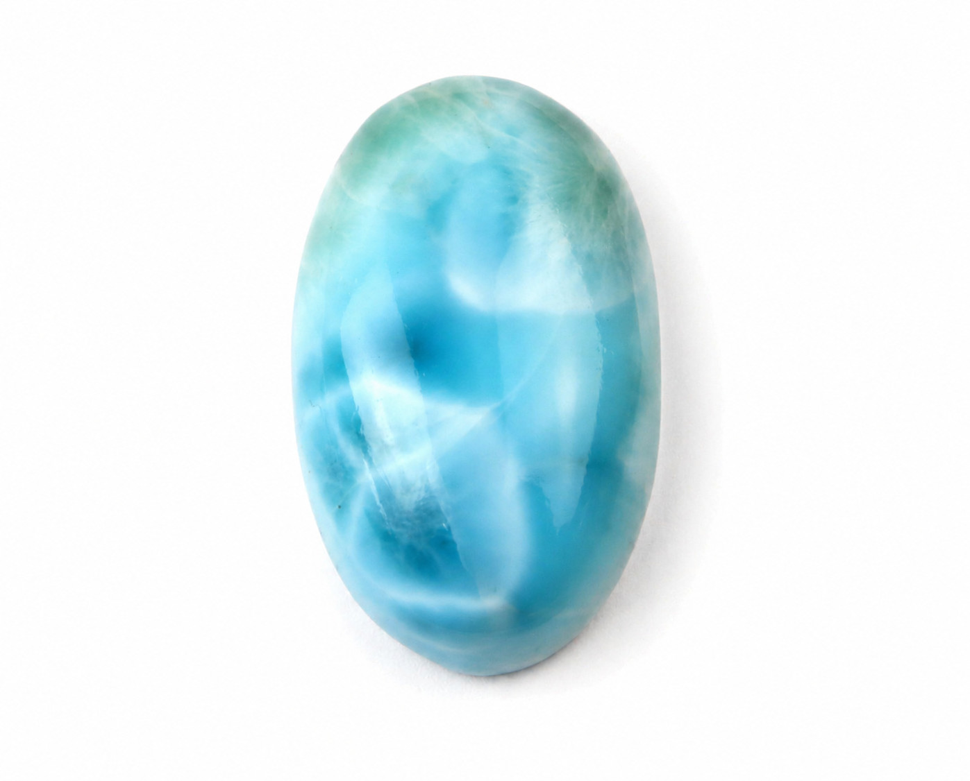 Impressive Natural Sky Blue Larimar Oval Cabochon 26mm
