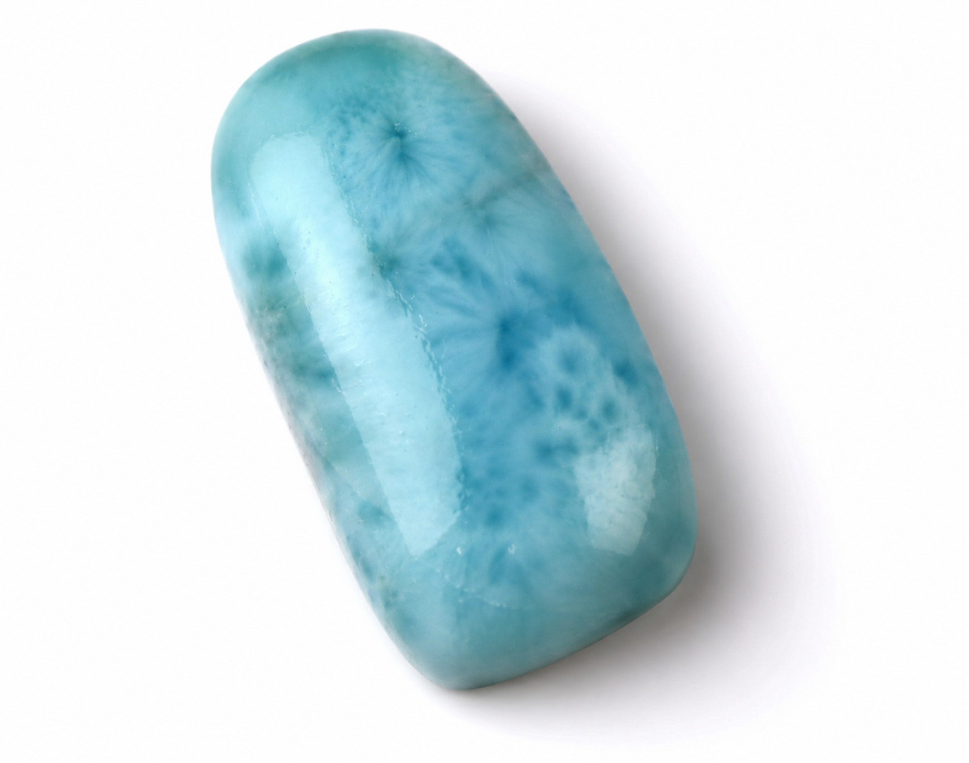 Finest Natural Sky Blue Larimar Cabochon 20mm