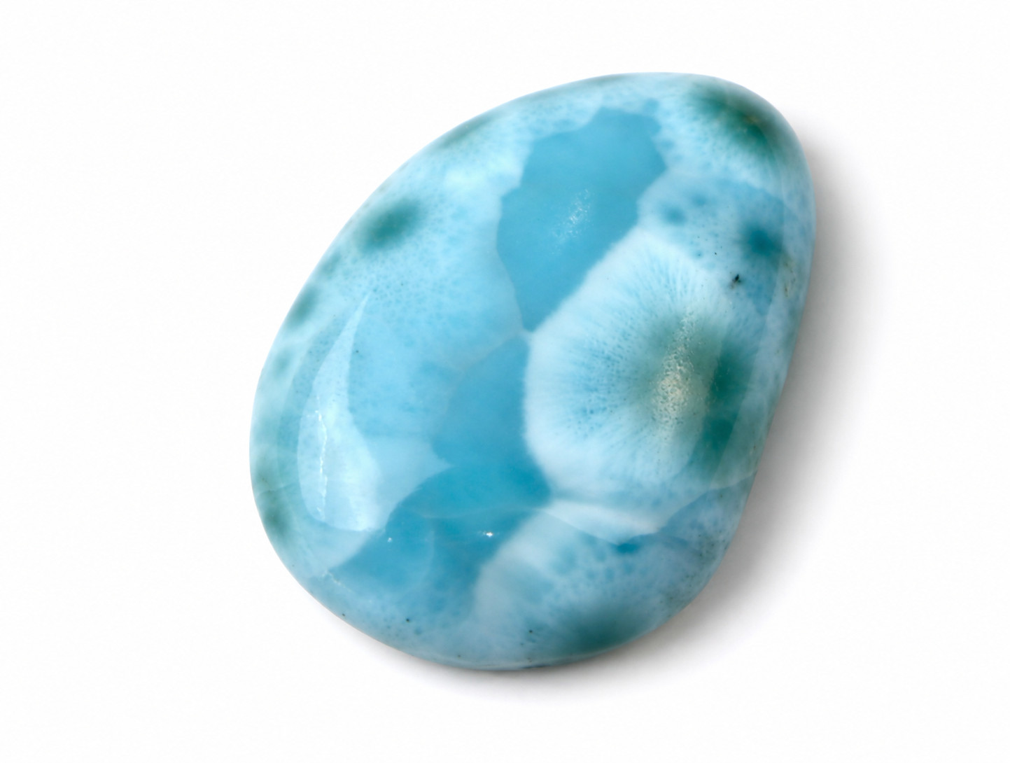 Charming Design Natural Deep Blue Larimar Cabochon 30mm