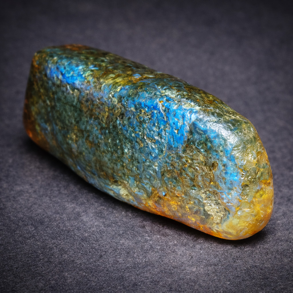 Outstanding Natural Dominican Clear Green Blue Amber Rough Specimen 76mm 52g