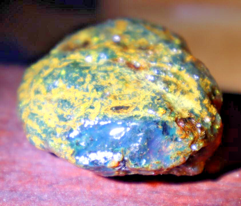 Exquisite Natural Dominican Clear Sky Blue Amber Rough Specimen 48mm 21.5g