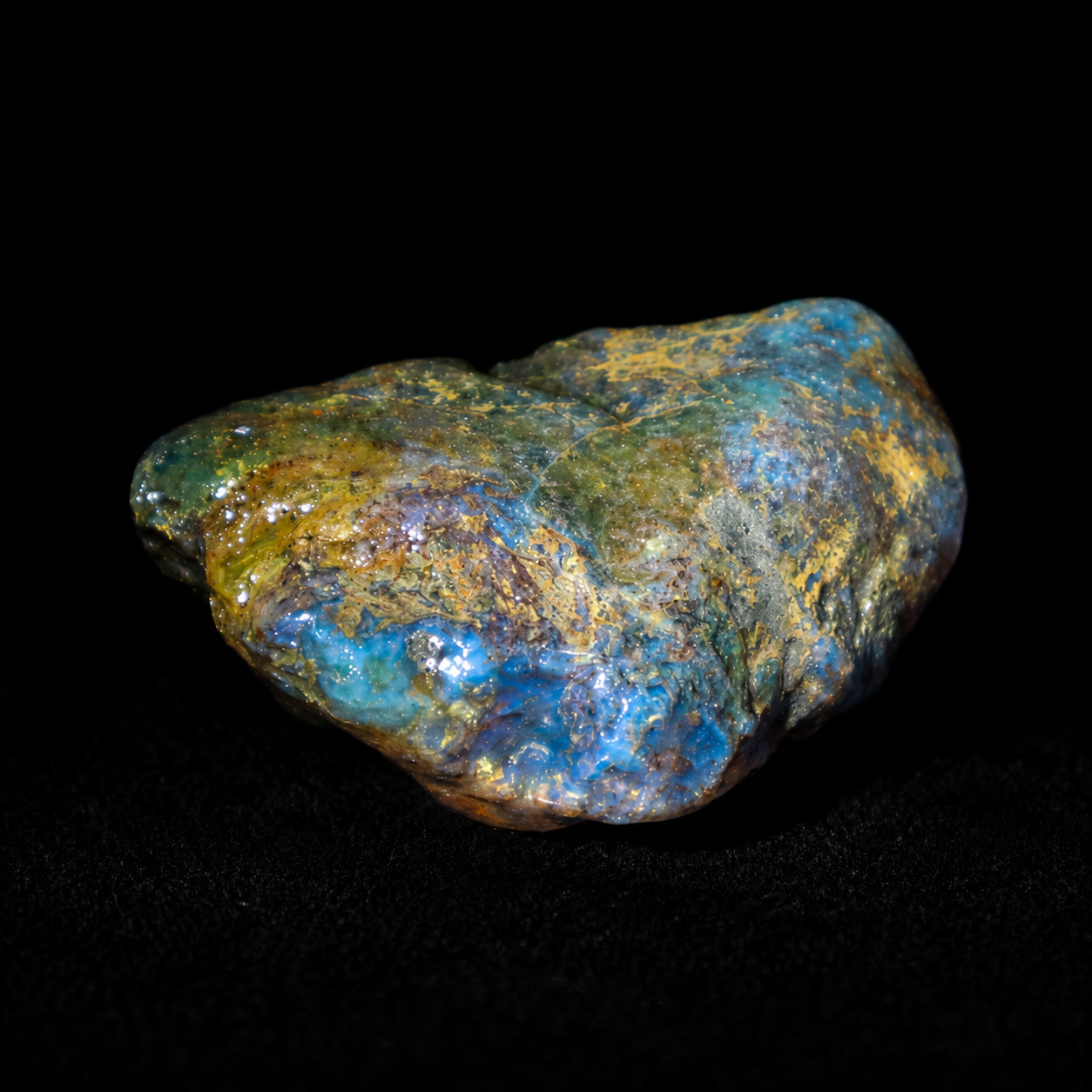 Genuine Authentic Green Blue Dominican Amber Rough Specimen Chunk 72mm 53.1g
