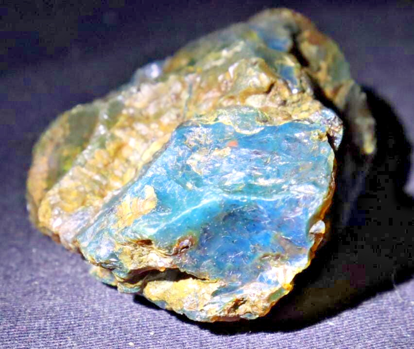 Excellent Natural Dominican Clear Sky Blue Amber Rough Specimen 56mm 29g
