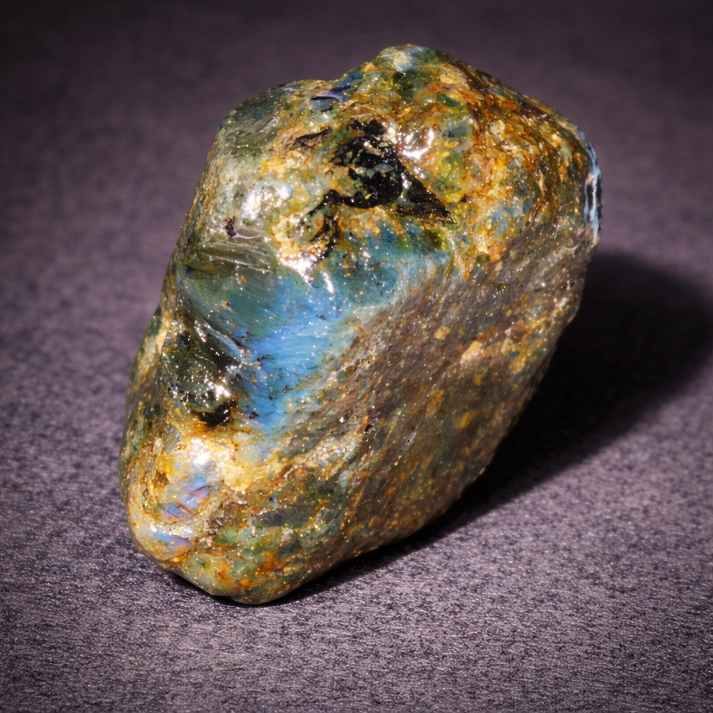 Beautiful Natural Dominican Clear Green Blue Amber Rough Specimen 53mm 37g