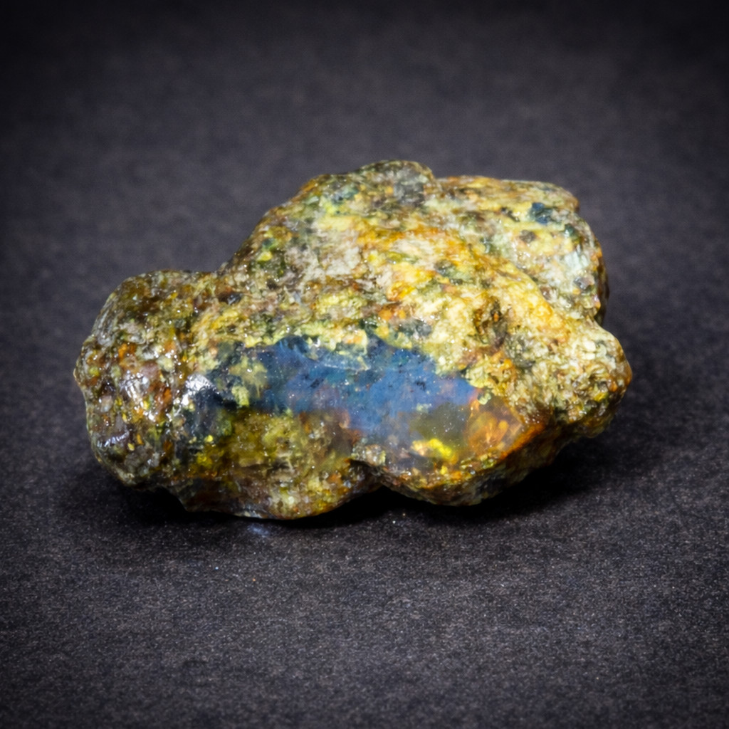 Beautiful Natural Dominican Clear Light Blue Amber Rough Specimen 24mm 6g