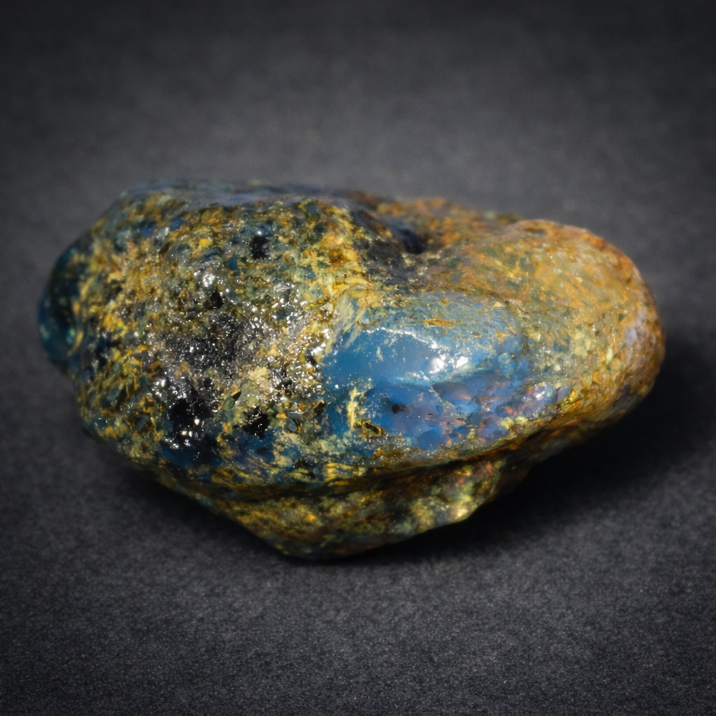 Beautiful Natural Dominican Translucent Sky Blue Amber Rough Specimen 58mm 42.5g