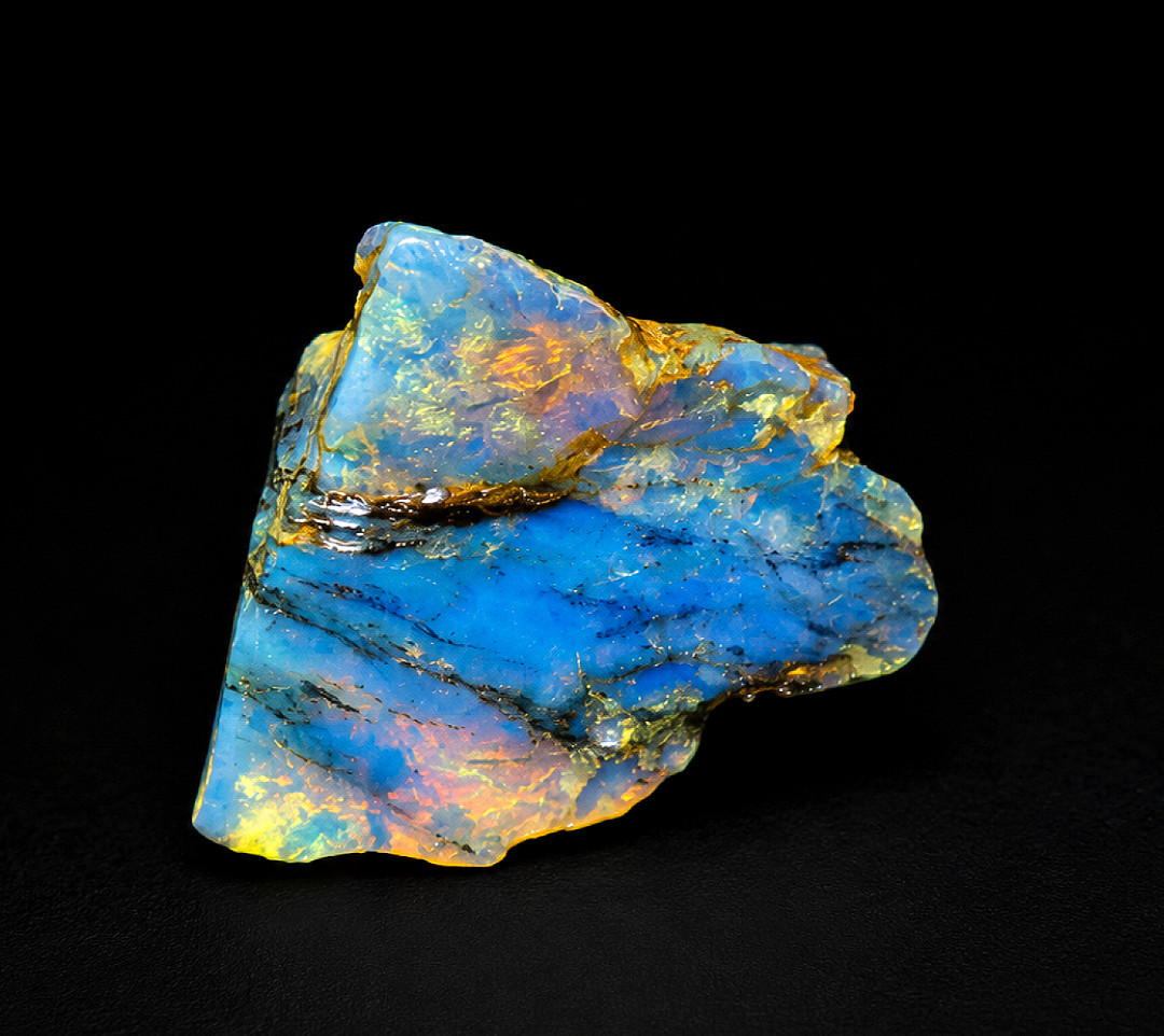 Genuine Authentic Sky Blue Dominican Amber Rough Specimen Chunk 28mm 3.6g