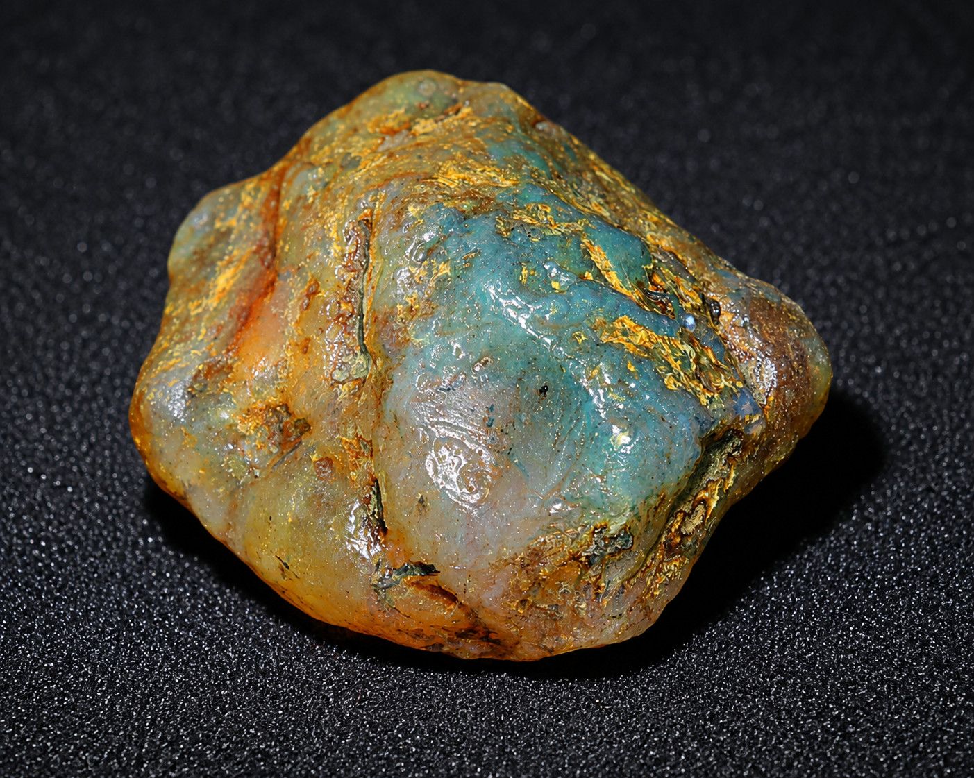 Impressive Dominican Crystal Clear Sky Blue Amber Rough Specimen 43mm 20.1g