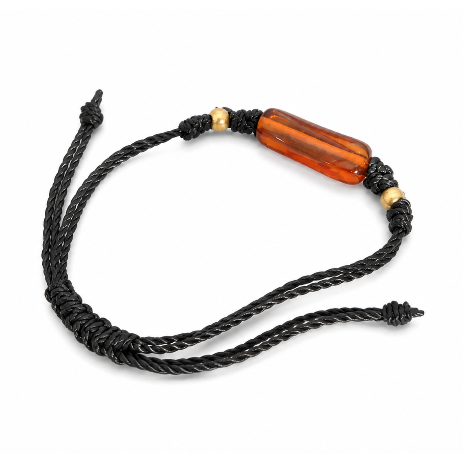 Statement Piece Clear Orange Red Dominican Amber Bracelet 25mm