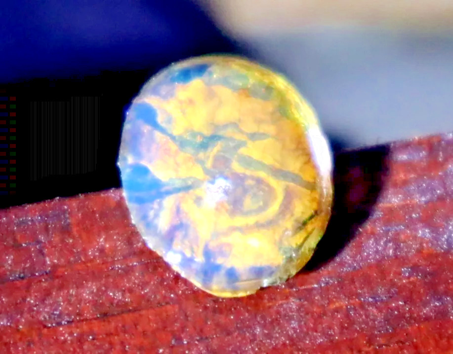 Exquisite Natural Dominican Clear Sky Blue Amber Polished Stone 17mm