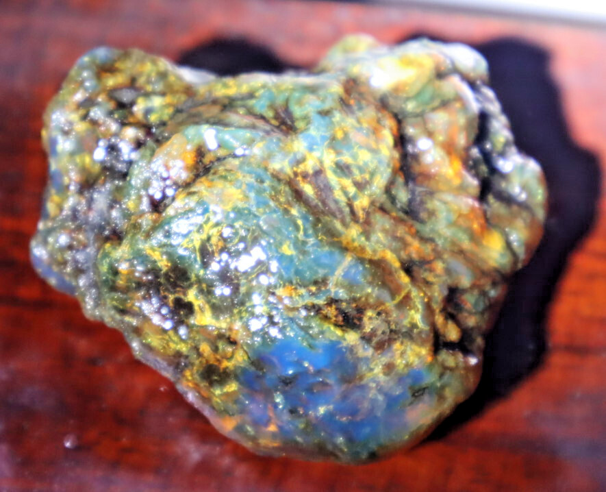 Exquisite Natural Dominican Clear Sky Blue Amber Rough Specimen 53mm 26g