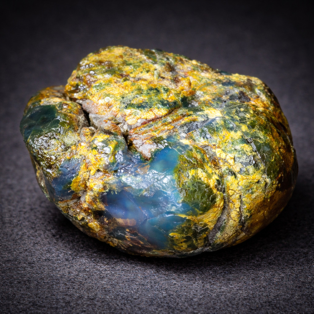Charming Design Nat. Dominican Clear Blue Green Amber Rough Specimen 61mm 46.5g