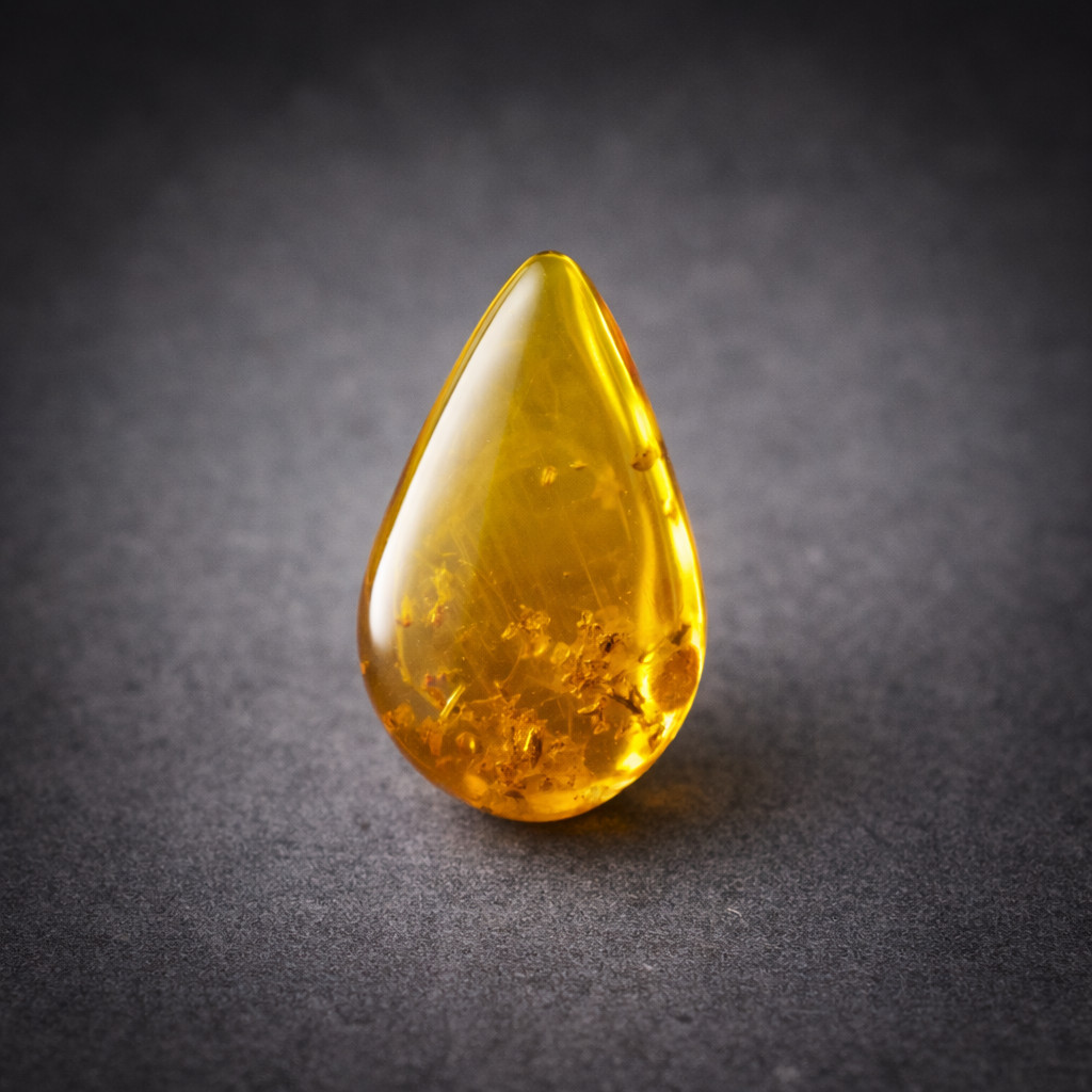 Beautiful Natural Dominican Clear Green Red Amber Polished Stone 20mm