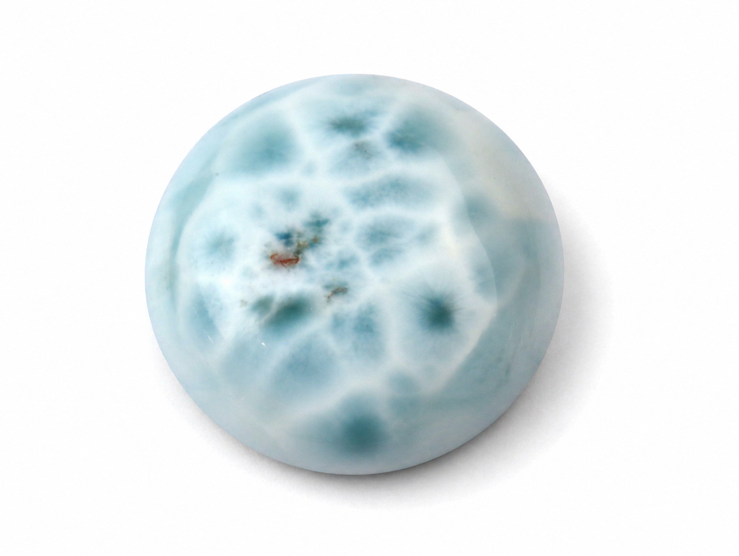 Lovely Natural Light Blue Larimar Round Cabochon 19mm