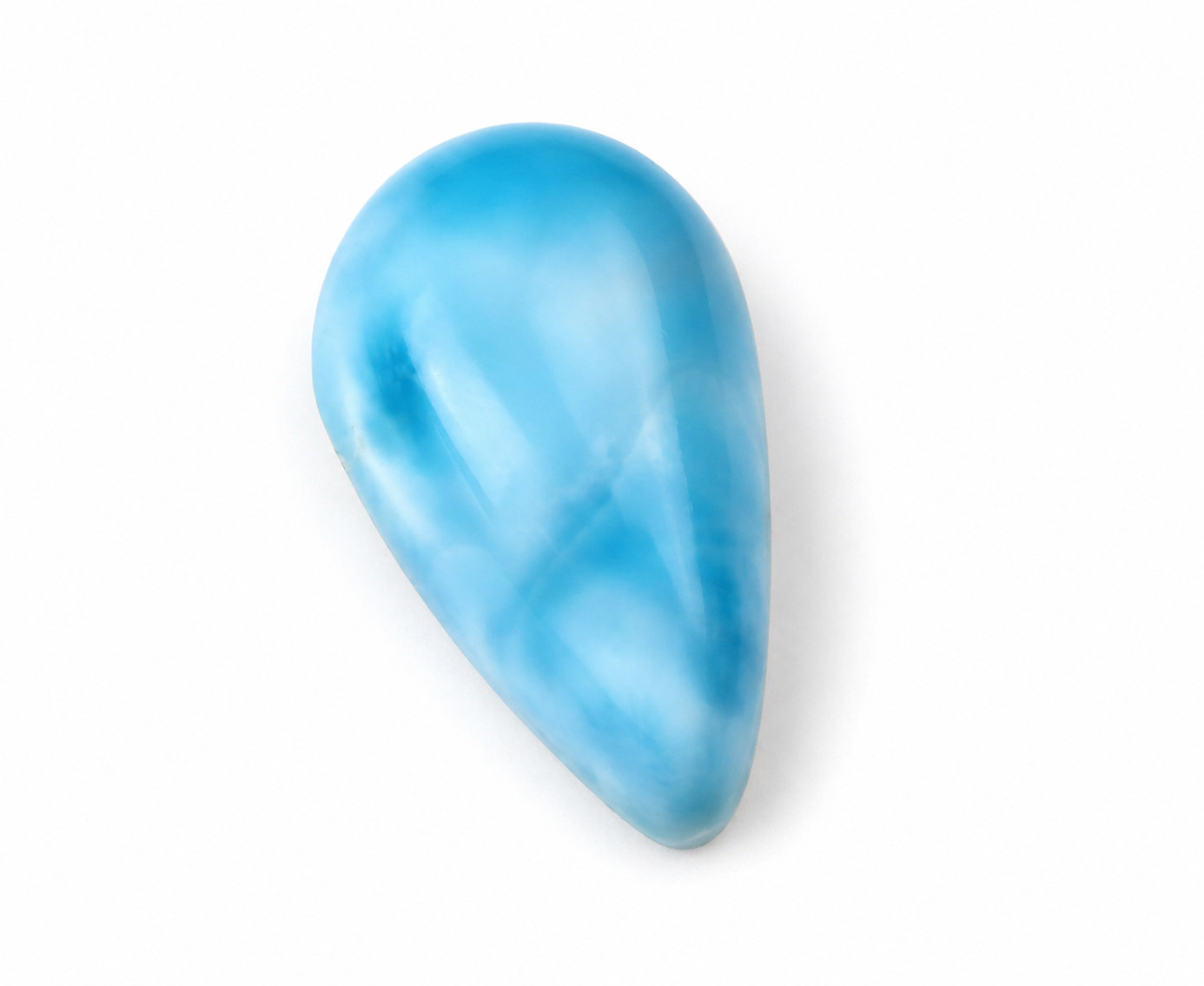 Exquisite Natural Sky Blue Larimar Teardrop Cabochon 24mm