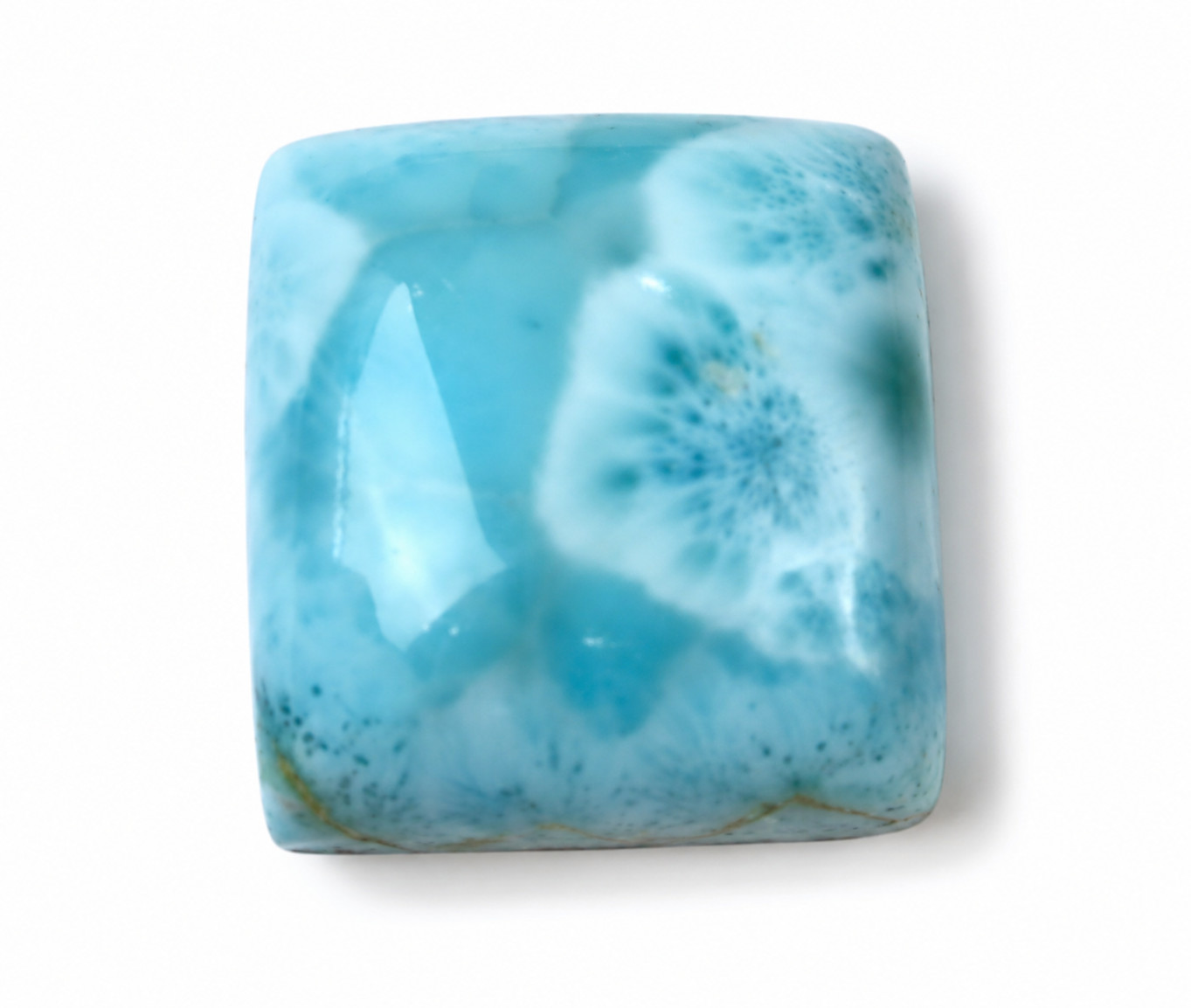 Impressive Natural Sky Blue Larimar Cabochon 20mm