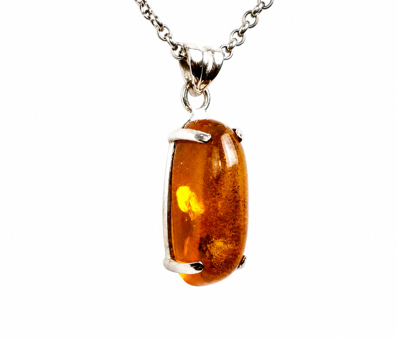Tiny Winged Insect (Diptera / Hymenoptera) .925 Sterling Silver Pendant
