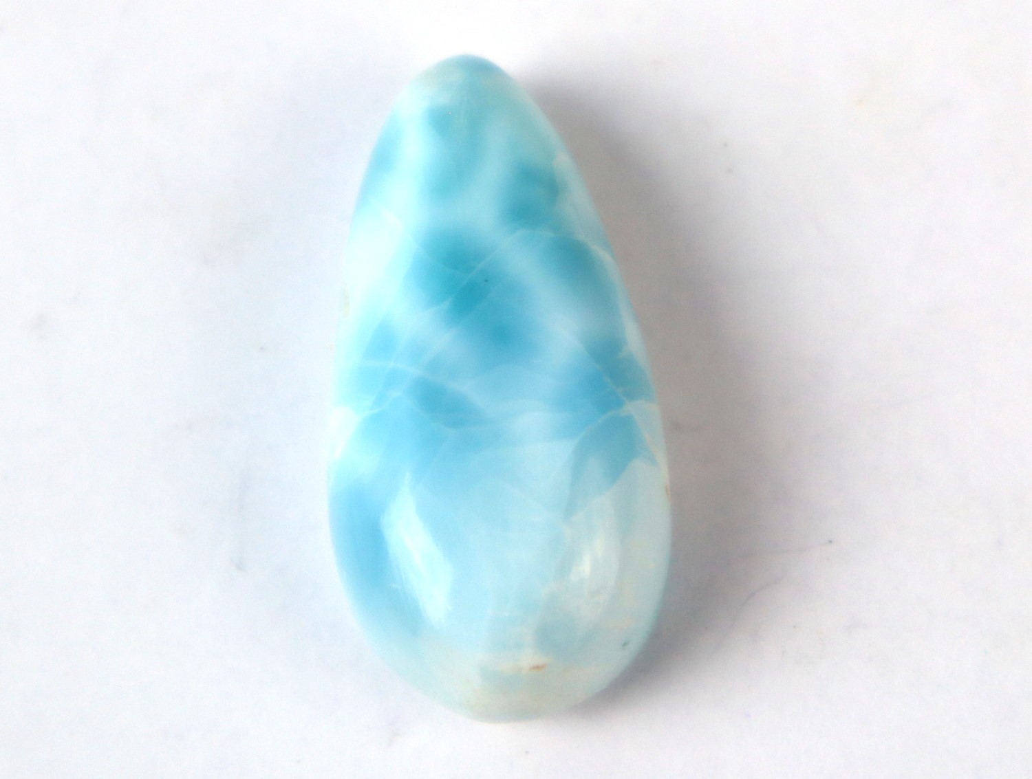 Impressive Natural Sky Blue Larimar Cabochon 30mm