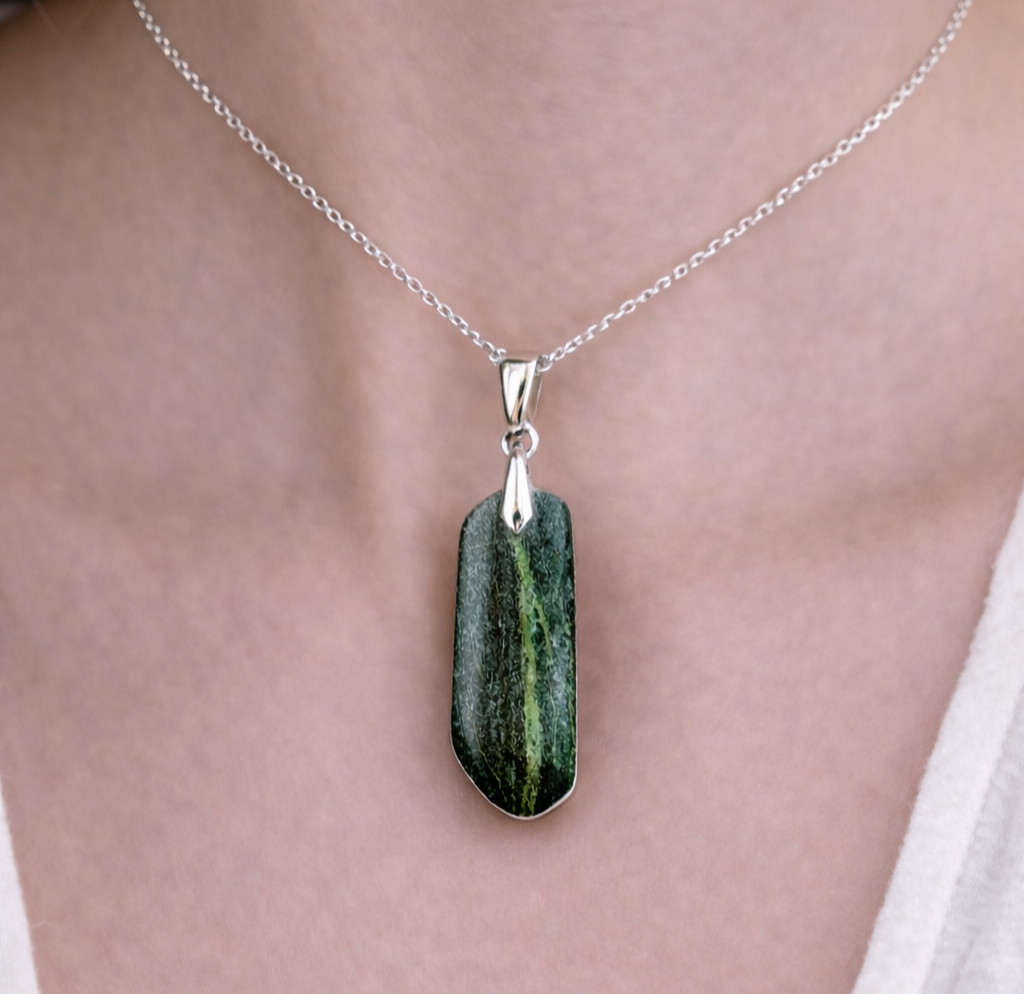 Charming Design Natural Black Onyx Pendant 60mm 2.5inch
